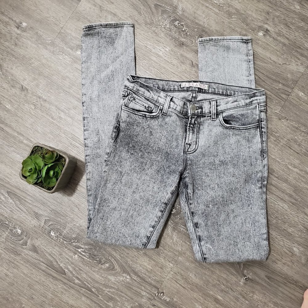 J Brand Low Rise Pencil Leg Jeans Xray Wash Sz 29